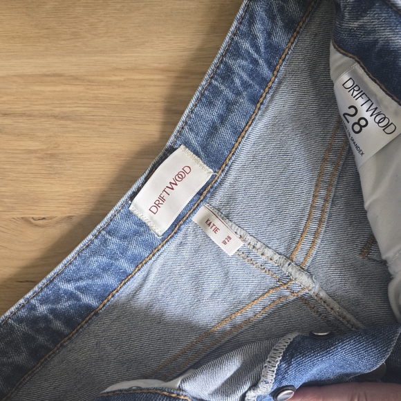 Light Blue Denim Women Skirt - Picture 4 of 4